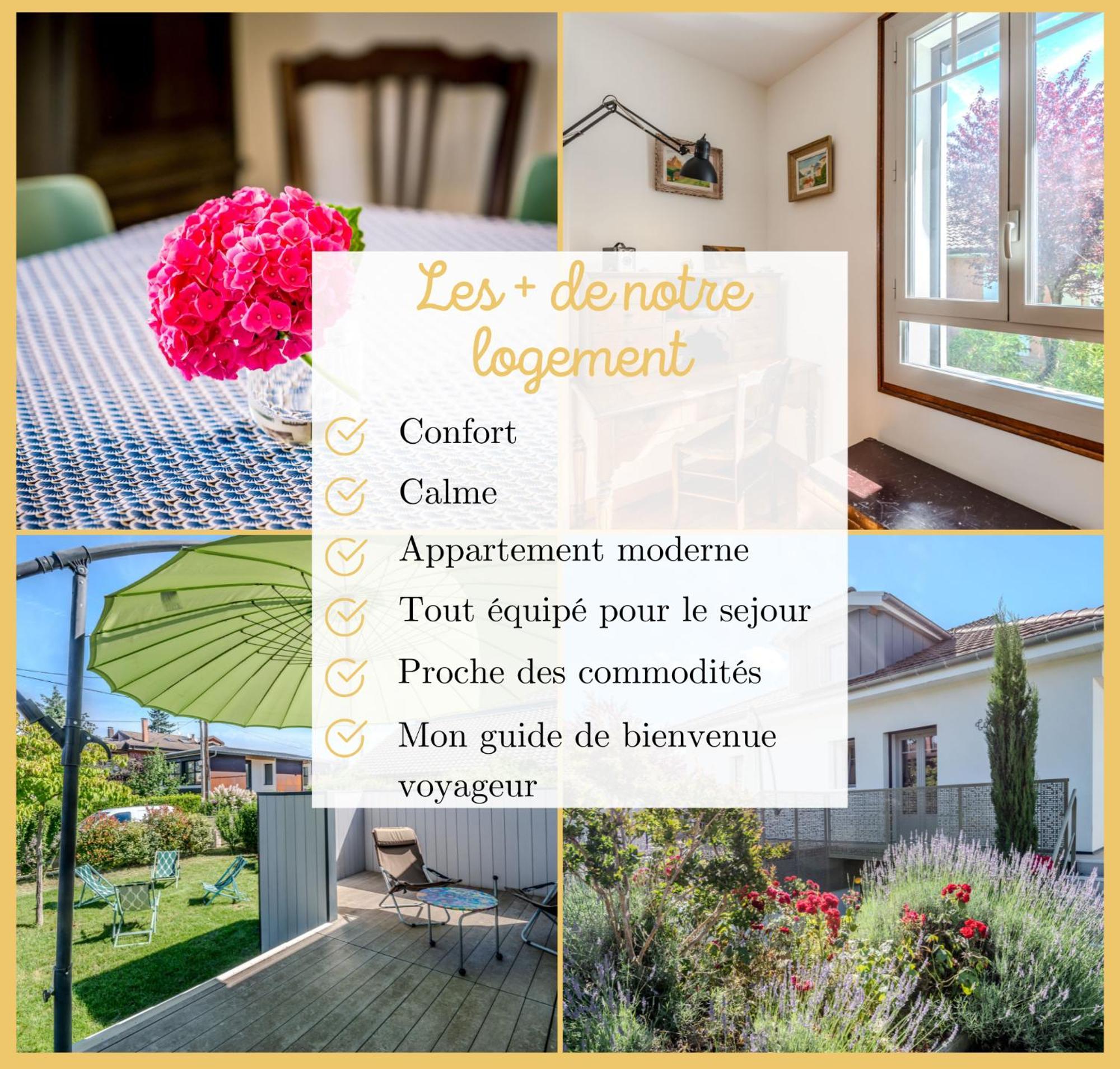 Chez Drum I Villa T3 I Thonon Dış mekan fotoğraf